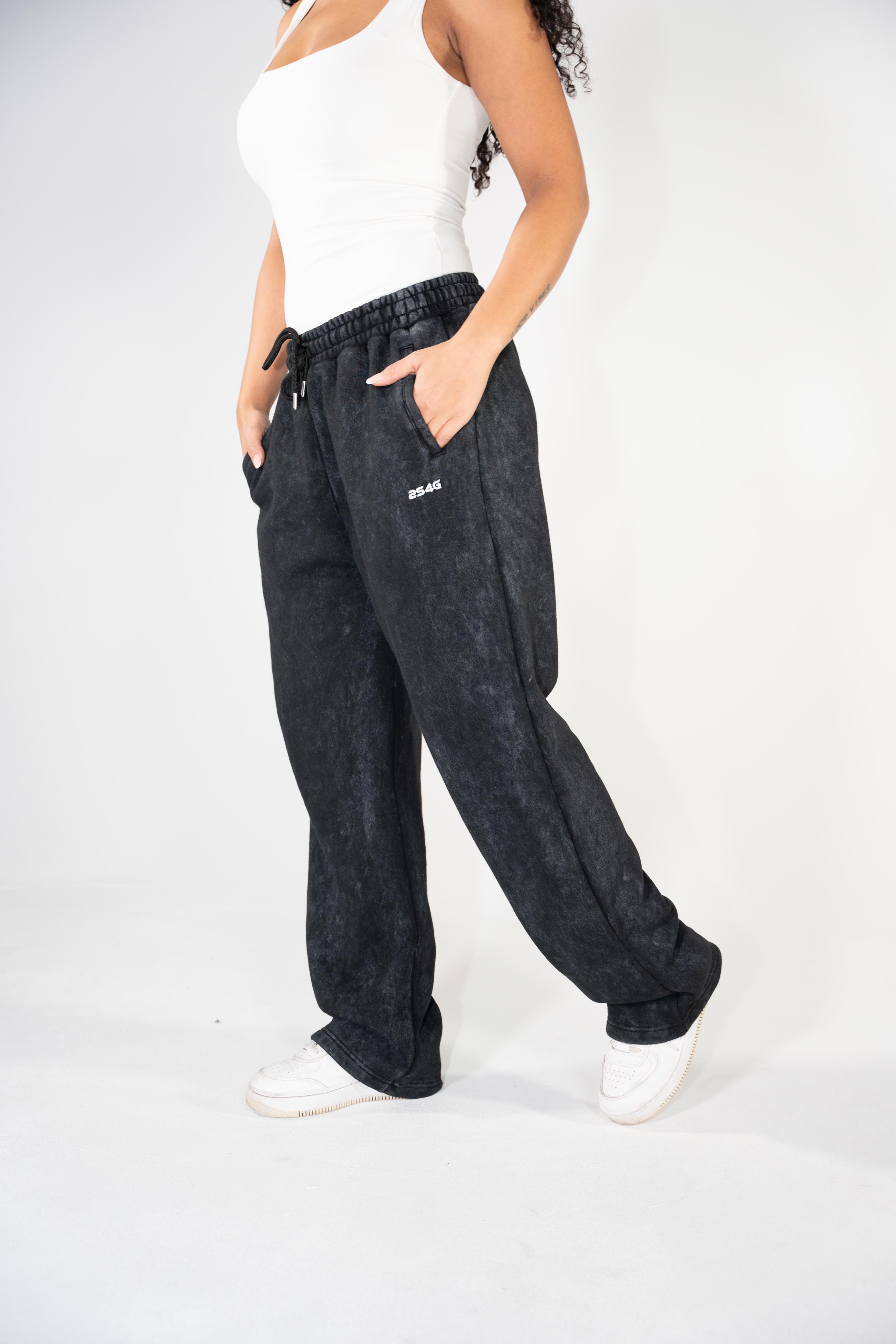 PANTS BLACK WASHED